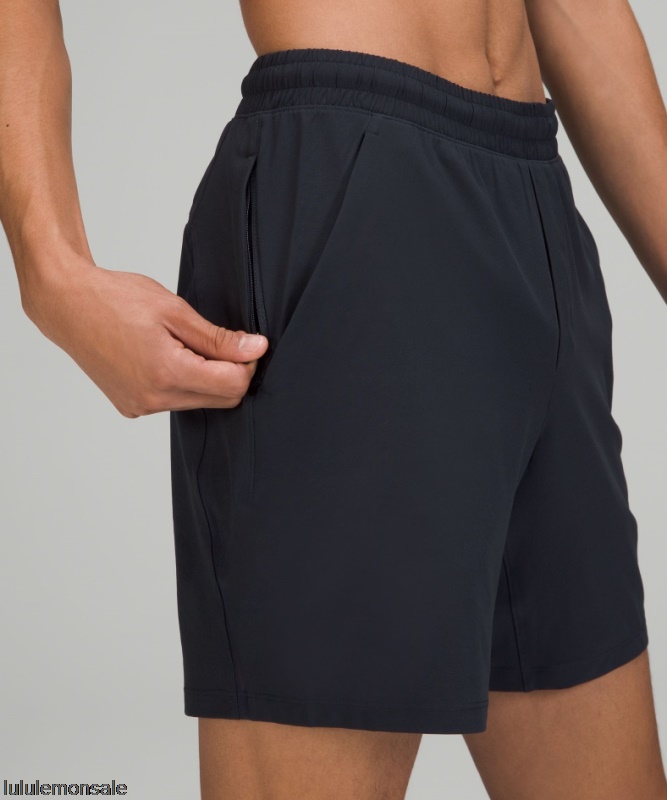 Lululemon Deutschland DELULU823 | Lululemon Deutschland Classic Navy Pace Breaker Gefüttert Kurz 7